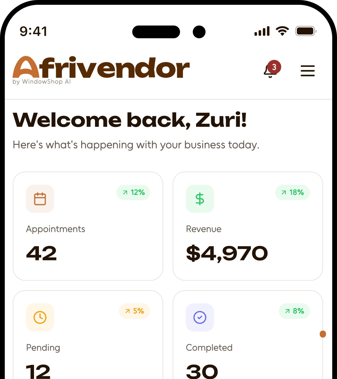 Vendor Mobile App
